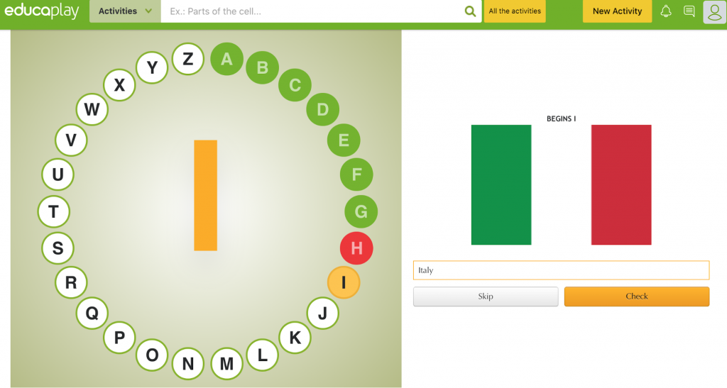 ABC classroom games from Educaplay are perfect for comprehensive review